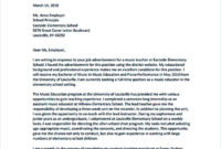 Free Elementary Education Cover Letter Template