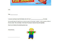 Free Flat Stanley Letter Template
