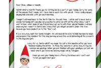 Free Goodbye Letter From Elf On The Shelf Template
