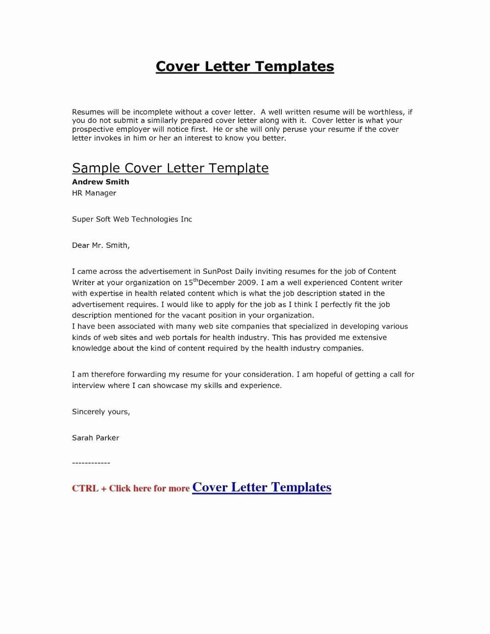 Free How To Write A Letter To A Judge Template