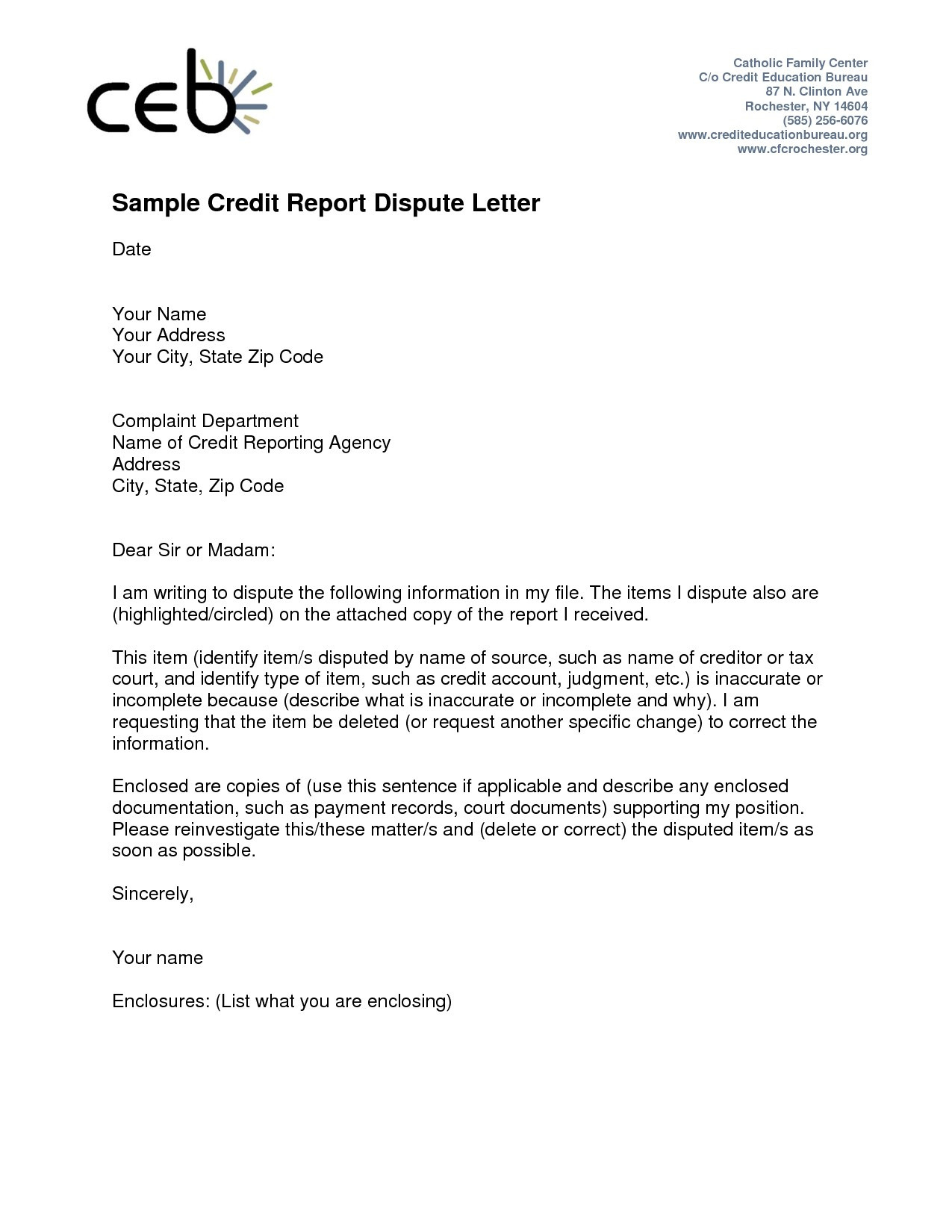 Free Late Payment Dispute Letter Template