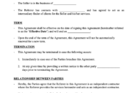 Free Referral Partnership Agreement Template