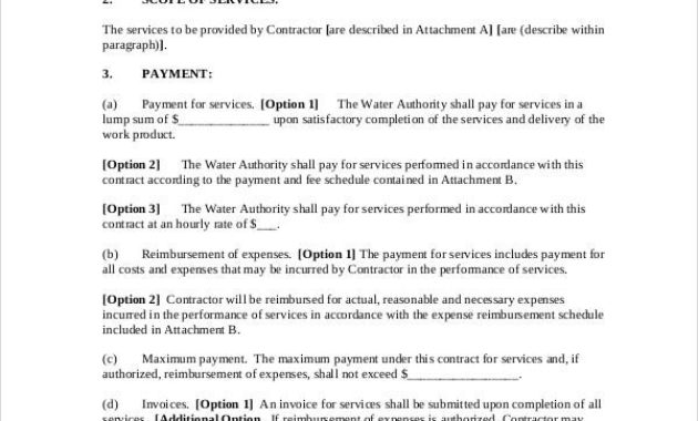 Free Standard Services Agreement Template