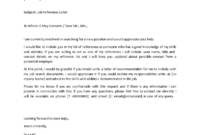 Free Template For Letter Of Recommendation From Employer