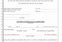 Free Temporary Guardianship Letter Template