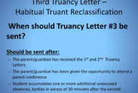 Free Truancy Letter Template