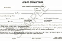 Fresh Auto Consignment Agreement Template