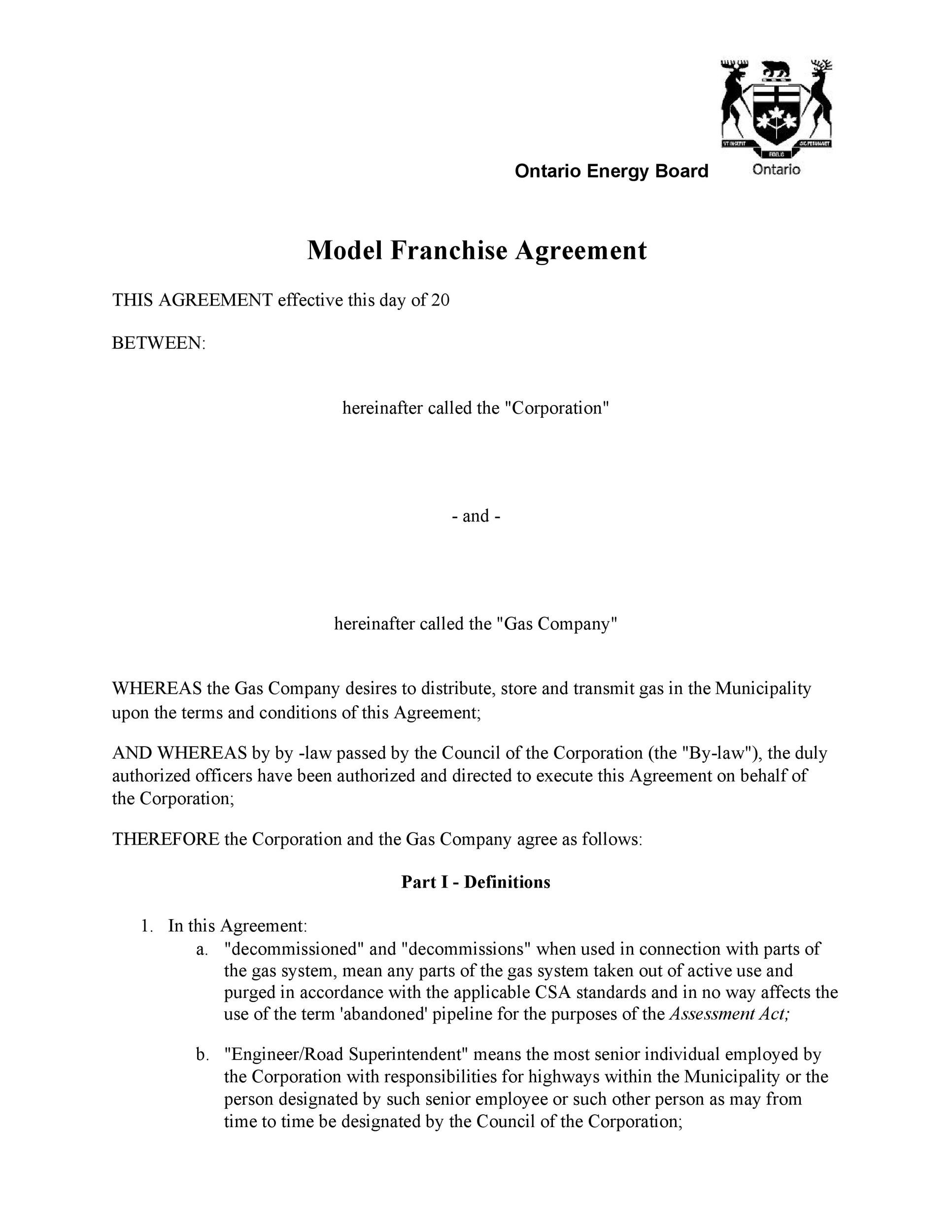 Fresh Franchise Agreement Termination Letter Sample
