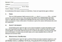 Fresh Simple Property Management Agreement Template