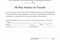 New 30 Day Eviction Letter Template