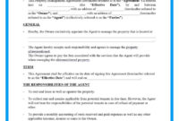 New Business Management Agreement Template