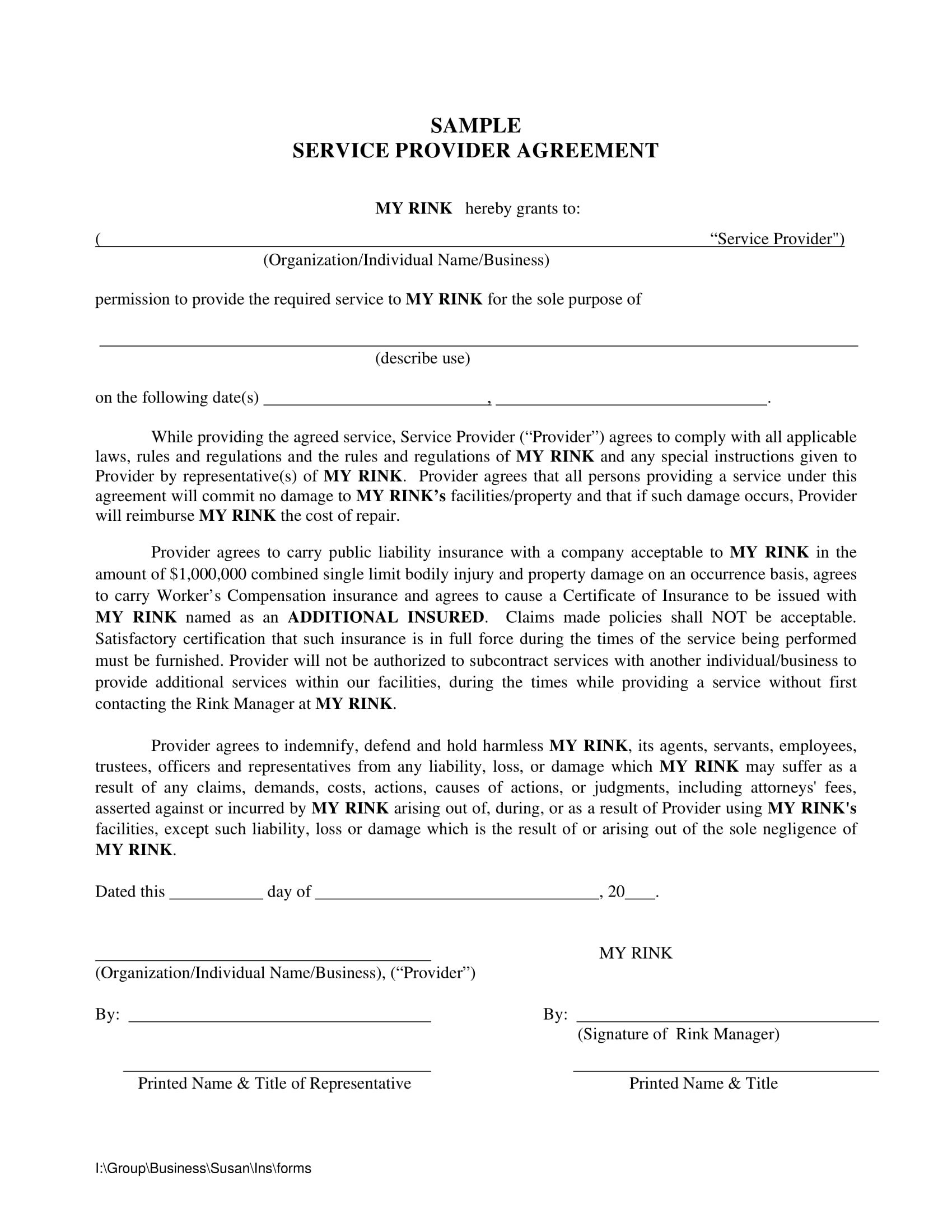 New Content License Agreement Template