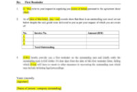 New Debt Recovery Letter Of Demand Template