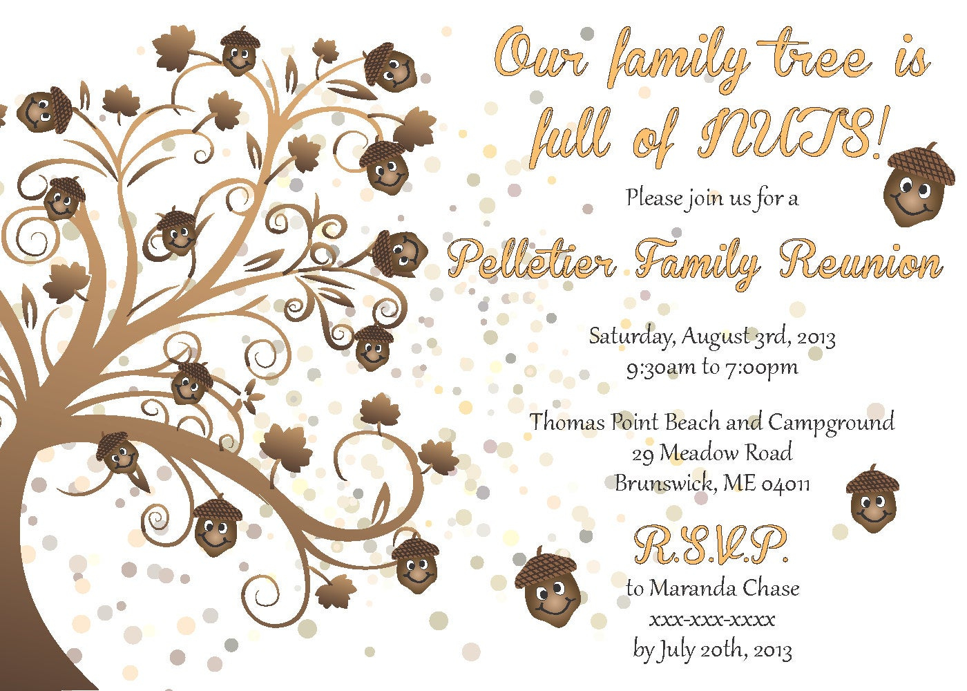New Free Family Reunion Letter Templates
