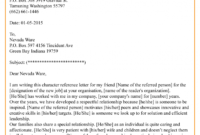New Letter Of Recommendation For A Friend Template