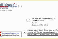 New Political Fundraising Letter Template