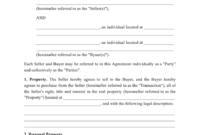 New Property Transfer Agreement Template