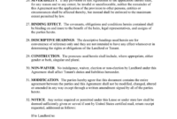 Professional California Standard Lease Agreement Template