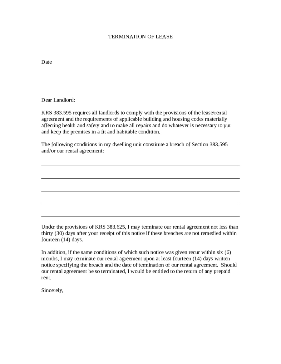 Professional Cancellation Of Lease Agreement Template