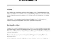 Professional Content License Agreement Template