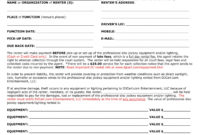 Professional Dj Contract Agreement Template
