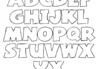 Professional Fancy Alphabet Letter Templates
