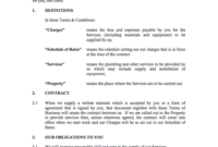 Professional Franchise Terms And Conditions Agreement Sample