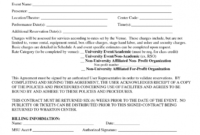 Professional Hall Rental Agreement Contract