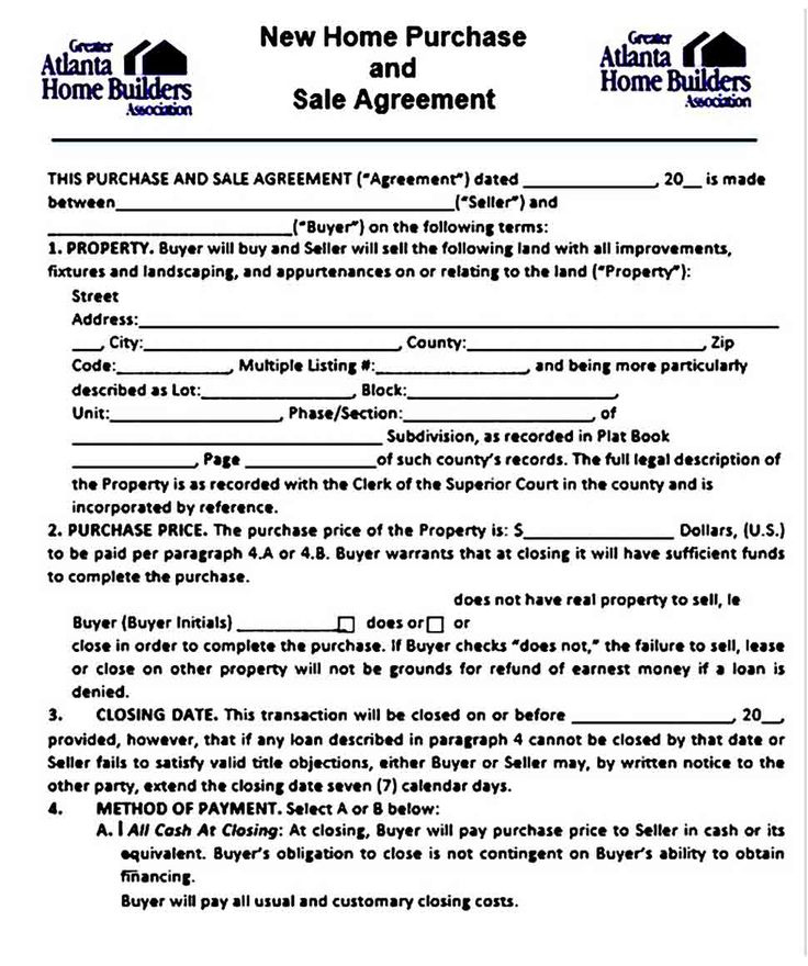 Professional Home Buyout Agreement Template