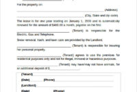 Professional Leaseback Agreement Template