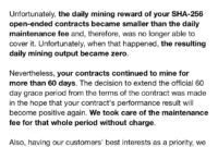 Professional Mining Contract Agreement