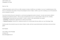 Professional Paralegal Cover Letter Template