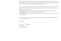 Professional Paralegal Cover Letter Template
