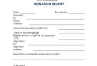 Professional Tax Write Off Donation Letter Template