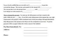 Professional Tenant Eviction Letter Template