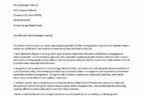 Simple Entry Level Job Cover Letter Template