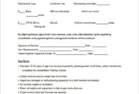 Simple Fitness Instructor Contract Agreement Template