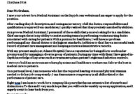 Simple Health Care Cover Letter Template