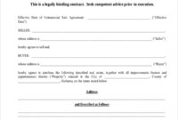 Simple Marine Purchase Agreement Template