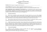 Simple Medical Independent Contractor Agreement Template