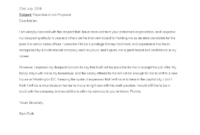 Simple Proposal Rejection Letter Template