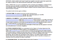 Simple Rent To Own Lease Agreement Template