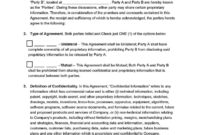 Simple Short Non Disclosure Agreement Template