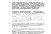 Simple Solar Power Purchase Agreement Template