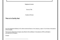Simple Stock Transfer Agreement Template