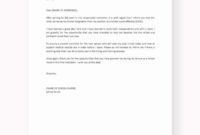 Simple Template For Resignation Letter Singapore