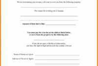 Stunning 30 Day Eviction Letter Template