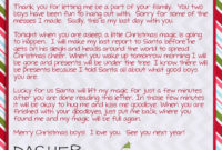 Stunning Elf Goodbye Letter Template