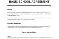 Stunning Franchise Agreement Sample For School