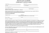 Stunning Proof Of Community Service Letter Template